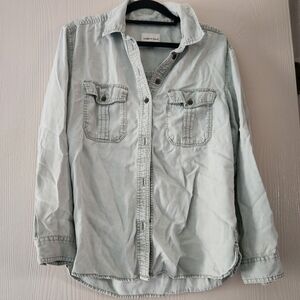 American eagle casual utility button-up